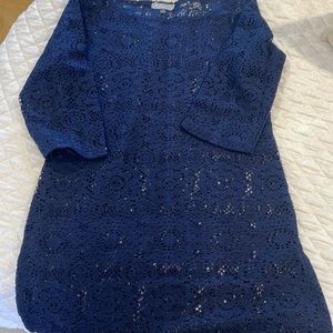 Navy small cover up